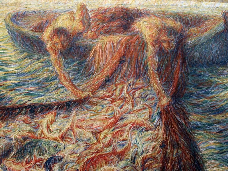 1882-Giuseppe Cominetti - La pesca miracolosa, 1922